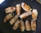 豚肉の野菜巻き照り焼き作り方5写真