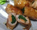豚肉の野菜巻き照り焼き作り方6写真