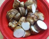 明治スマートチーズin里芋ボール♪作り方1写真