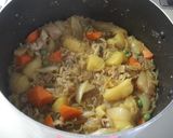 煮くずれ肉じゃが（すき焼きのタレで）作り方4写真