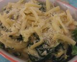 ほうれん草と鶏のカルボナーラ風グラタン★作り方6写真