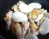 手羽元とかぶとほうれん草のクリーム煮作り方3写真