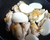 手羽元とかぶとほうれん草のクリーム煮作り方3写真
