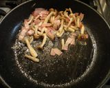豆苗とベーコン☆ぶなしめじのバター炒め　作り方4写真