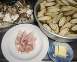 ベーコンで☆ごぼうと舞茸のバター醤油作り方2写真
