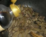 ベーコンで☆ごぼうと舞茸のバター醤油作り方9写真