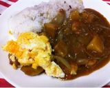 卵焼き乗せ海鮮カレー作り方6写真