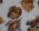 豚軟骨の黒酢煮とろろのせ作り方4写真
