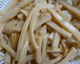 ラーメンに！醤油だけの簡単自家製メンマ作り方2写真