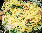 和風クリームパスタ作り方6写真