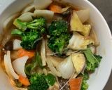 お一人様梅トマト味根菜たっぷり野菜炒め作り方20写真