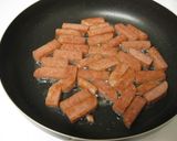 ウンチェーバー(空芯菜)炒め作り方3写真