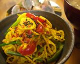 ネパール風切干大根のサブジ★スパイス炒め作り方8写真