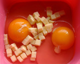 チーズとろ～りふわふわ卵の焼きうどん作り方3写真