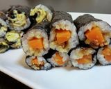 基本のキンパッ。韓国のり巻き。作り方10写真