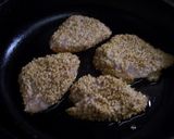 鶏胸肉のゴマ焼き作り方3写真