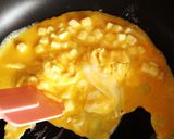 チーズとろ~りふわふわ卵の焼きうどん作り方7写真
