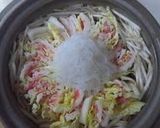 白菜と豚肉のウェイパー使い鍋作り方2写真