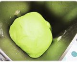 ぺたんこ抹茶豆ぱん作り方1写真