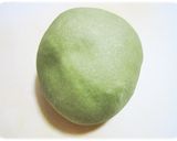 ぺたんこ抹茶豆ぱん作り方2写真