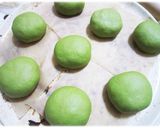 ぺたんこ抹茶豆ぱん作り方4写真