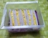 箱利用のエコサンドイッチ弁当作り方3写真