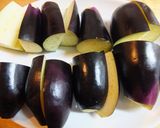 ☆ナスと鶏肉の梅干し煮☆作り方1写真