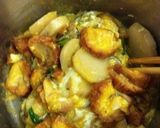 仙台麩(油麩)と里芋の卵とじ煮作り方6写真