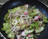 冷凍うどんで　焼きうどん☆味噌風味☆作り方2写真