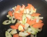 人参とセロリの酢醤油炒め作り方3写真