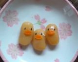 キャラ弁に☆簡単可愛い白花豆ひよこ♪作り方1写真