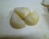絶妙☆里芋カマンベール～わさび醤油味～作り方2写真