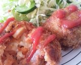 残り物☆オムライスボール作り方4写真