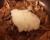 ささっと！牛肉とごぼうのみぞれ煮作り方4写真
