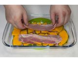 ベーコンとかぼちゃの重ね焼き★動画あり★作り方9写真