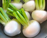 柔らか＊カブところころ肉団子のスープ煮作り方1写真
