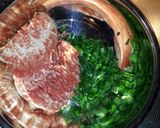 白菜と肉団子の 春雨スープ作り方1写真