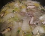 白菜と肉団子の 春雨スープ作り方6写真