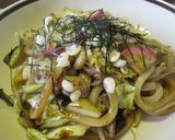 冷凍うどんで　焼きうどん☆味噌風味☆作り方6写真