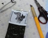 海苔アート☆練習中☆作り方2写真