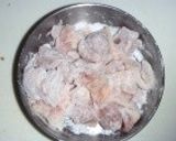 鶏もも肉ときのこの酢醤油炒め作り方1写真