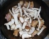 鶏もも肉ときのこの酢醤油炒め作り方4写真