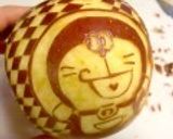 リンゴの皮むき（チェック柄）お弁当に❤作り方18写真