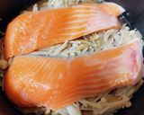 鮭とキノコの炊き込みご飯作り方5写真
