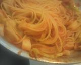 里芋とキャベツのトマトソーススパゲティ作り方1写真