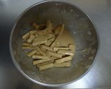 シャキシャキごぼうの うまうま唐揚げ作り方3写真