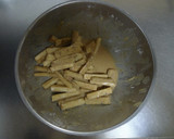 シャキシャキごぼうの　うまうま唐揚げ作り方3写真