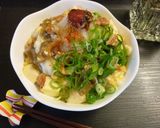 舞茸・豆腐・チーズの卵あんかけ＊おろし丼作り方14写真
