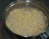 花咲き卵の豆乳味噌スープご飯作り方1写真