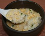 花咲き卵の豆乳味噌スープご飯作り方3写真